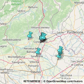 Mappa Via G. Gozzi, 31015 Conegliano TV, Italia (7.17333)