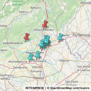 Mappa Via G. Gozzi, 31015 Conegliano TV, Italia (7.49909)