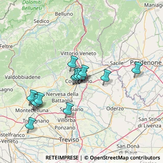 Mappa Via G. Gozzi, 31015 Conegliano TV, Italia (13.61857)