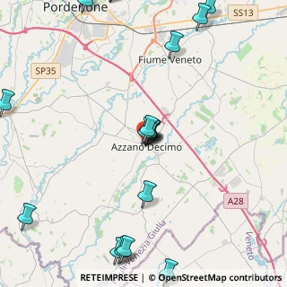 Mappa Via Trento, 33082 Azzano Decimo PN, Italia (5.414)