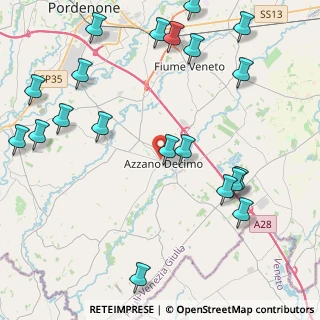 Mappa Via Trento, 33082 Azzano Decimo PN, Italia (5.422)