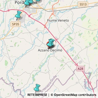Mappa Via Trento, 33082 Azzano Decimo PN, Italia (6.53615)