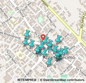 Mappa Via Trento, 33082 Azzano Decimo PN, Italia (0.195)