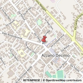 Mappa Via Trento,  54, 33082 Azzano Decimo, Pordenone (Friuli-Venezia Giulia)