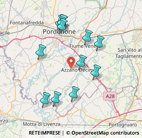Mappa Via Comugne di Sotto, 33082 Azzano Decimo PN, Italia (7.31917)
