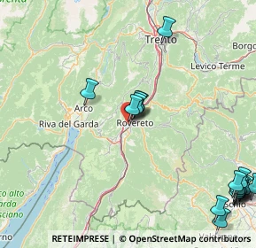 Mappa Modulo B03, 38068 Rovereto TN, Italia (23.60889)