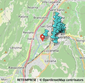 Mappa Modulo B03, 38068 Rovereto TN, Italia (1.46316)