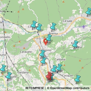 Mappa Via Piero Chiara, 21036 Gemonio VA, Italia (2.86563)