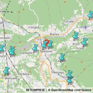 Mappa Via Piero Chiara, 21036 Gemonio VA, Italia (2.93154)