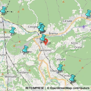 Mappa Via Piero Chiara, 21036 Gemonio VA, Italia (2.66417)