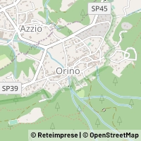 Karte Orino