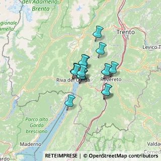 Mappa Via Tòm del Sarca, 38069 Nago-Torbole TN, Italia (7.69688)