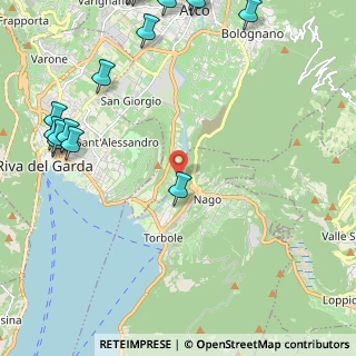 Mappa Via Tòm del Sarca, 38069 Nago-Torbole TN, Italia (3.24533)