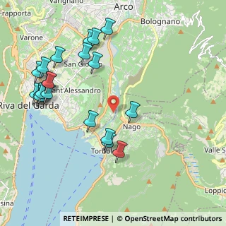 Mappa Via Tòm del Sarca, 38069 Nago-Torbole TN, Italia (2.342)