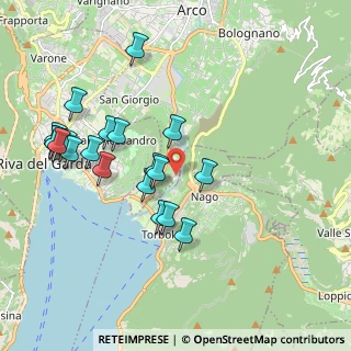 Mappa Via Tòm del Sarca, 38069 Nago-Torbole TN, Italia (1.979)