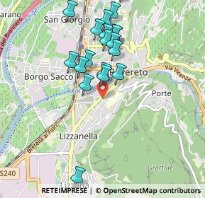 Mappa Via Fiume, 38068 Rovereto TN, Italia (0.973)
