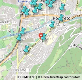 Mappa Via Fiume, 38068 Rovereto TN, Italia (0.6715)