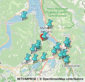 Mappa Via Parini Giuseppe, 22039 Valbrona CO, Italia (7.32)