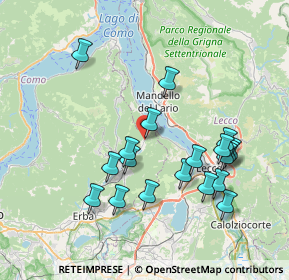 Mappa Via Parini Giuseppe, 22039 Valbrona CO, Italia (7.54421)