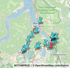 Mappa Via Parini Giuseppe, 22039 Valbrona CO, Italia (7.509)