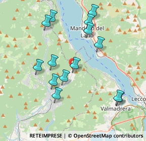 Mappa Via Parini Giuseppe, 22039 Valbrona CO, Italia (3.92214)