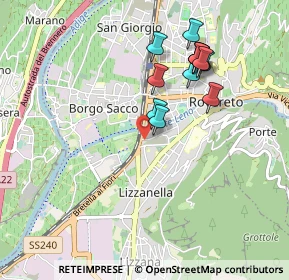 Mappa Centro Commerciale Leno Center, 38068 Rovereto TN, Italia (0.86833)