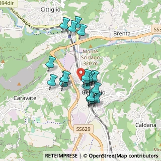 Mappa Via Per Caravate, 21036 Gemonio VA, Italia (0.664)