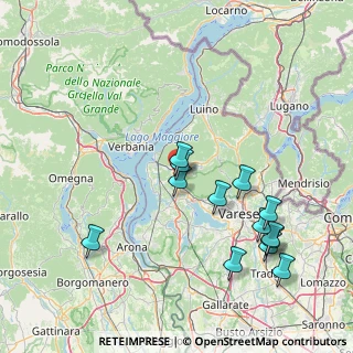 Mappa Via Per Caravate, 21036 Gemonio VA, Italia (16.52)