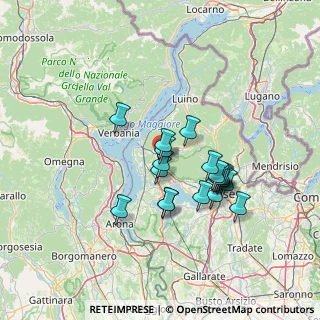 Mappa Via Per Caravate, 21036 Gemonio VA, Italia (11.32789)