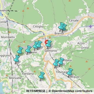 Mappa Via Per Caravate, 21036 Gemonio VA, Italia (2.0575)