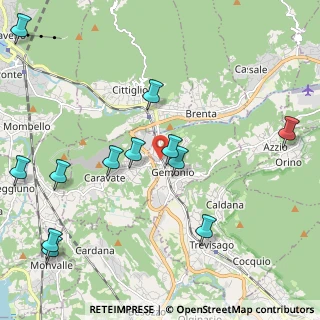 Mappa Via Per Caravate, 21036 Gemonio VA, Italia (2.51917)