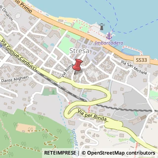 Mappa Via Principe Tommaso, 83, 28838 Stresa, Verbano-Cusio-Ossola (Piemonte)