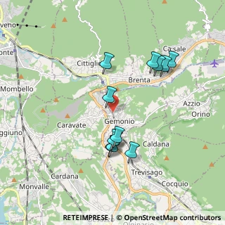 Mappa Via Cesare Battisti, 21036 Gemonio VA, Italia (1.70333)