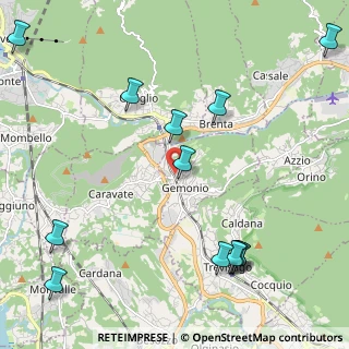 Mappa Via Cesare Battisti, 21036 Gemonio VA, Italia (2.75769)