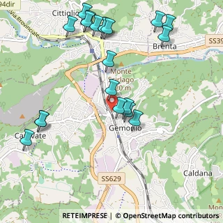 Mappa Via Cesare Battisti, 21036 Gemonio VA, Italia (1.2085)