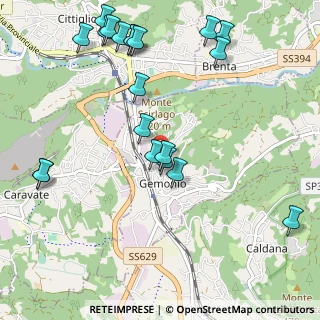 Mappa Via Curti E., 21036 Gemonio VA, Italia (1.247)