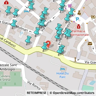 Mappa Via E. Gignous, 28838 Stresa VB, Italia (0.07308)