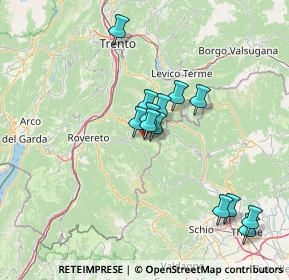 Mappa Localita' Fondo Piccolo, 38064 Folgaria TN, Italia (12.61)