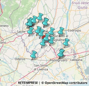 Mappa Via Maestri del Lavoro, 33082 Azzano Decimo PN, Italia (10.9705)