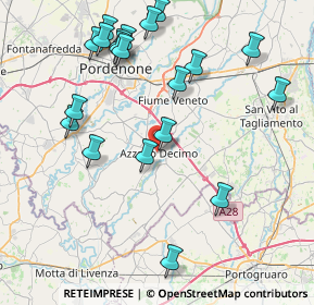 Mappa Via Maestri del Lavoro, 33082 Azzano Decimo PN, Italia (8.976)