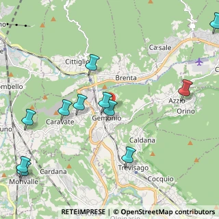 Mappa Via Mentana, 21036 Gemonio VA, Italia (2.54273)