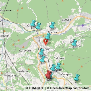 Mappa Via Mentana, 21036 Gemonio VA, Italia (2.36462)