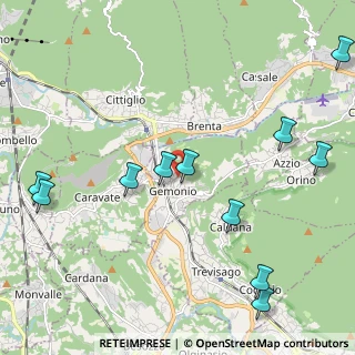 Mappa Via Mentana, 21036 Gemonio VA, Italia (2.59636)