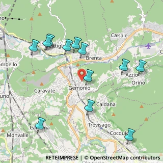Mappa Via Mentana, 21036 Gemonio VA, Italia (2.25417)