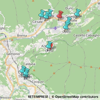 Mappa Via Nino Bixio, 21030 Orino VA, Italia (2.56818)