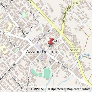 Mappa Via Roma, 16, 33082 Azzano Decimo, Pordenone (Friuli-Venezia Giulia)