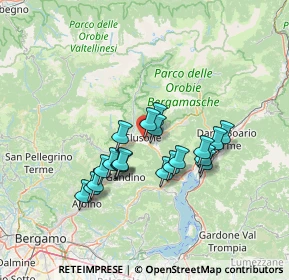 Mappa Via Tarcisio Pacati, 24023 Clusone BG, Italia (11.2845)