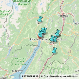 Mappa Viale Rovereto, 38066 Riva del Garda TN, Italia (9.80364)