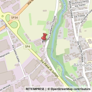 Mappa Via Lamberto Chisini, 162, 31053 Pieve di Soligo, Treviso (Veneto)