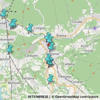 Mappa Via C. Battisti, 21036 Gemonio VA, Italia (2.22583)